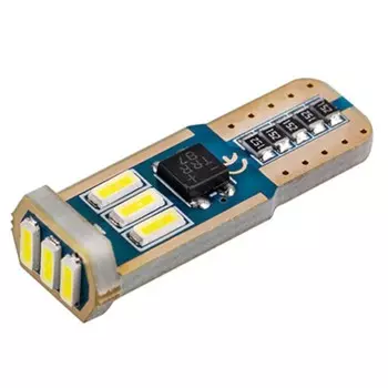Лампа светодиодная, SKYWAY, T10, (W5W), 12V, 9 SMD диодов, без цоколя, 1-конт, белая