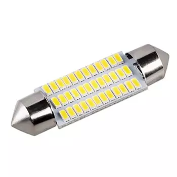 Лампа светодиодная Skyway T11 (C5W), 12 В, 36 SMD диодов, 1-конт, 39 мм, белая