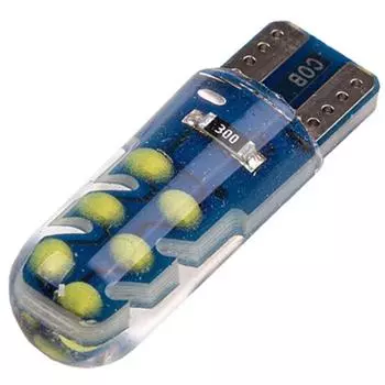 Лампа светодиодная T10 (W5W), 12V, 12 COB диодов, 1-конт, белая, SKYWAY
