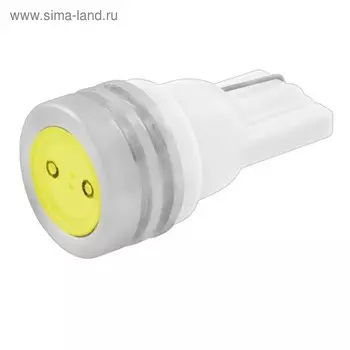 Лампа светодиодная Skyway T10 (W5W), 12 В, 1 SMD диод, EXTRA LIGHT, без цоколя, радиатор