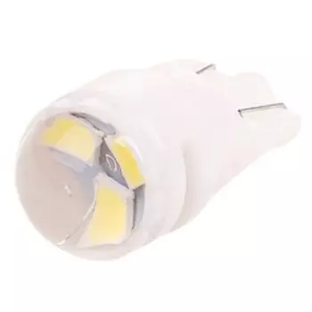 Лампа светодиодная Skyway T10 (W5W), 12 В, 3 SMD диода, 1 конт, без цоколя, S08201390