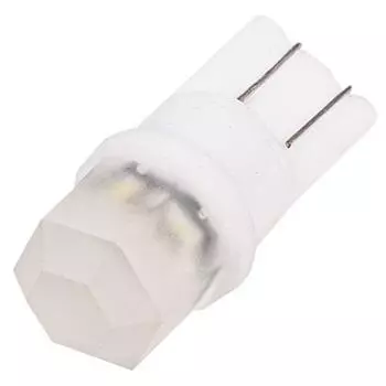 Лампа светодиодная Skyway T10 (W5W), 12 В, 4 SMD диода, без цоколя, 1-конт, керамика, белая
