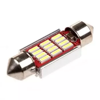 Лампа светодиодная Skyway T11 (C5W), 12 В, 12 SMD диодов, с цоколем 36мм, S08201309