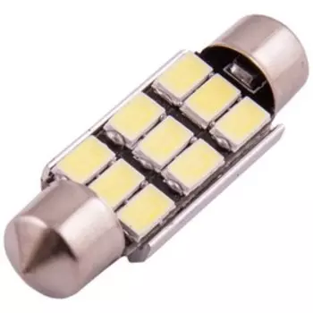 Лампа светодиодная Skyway T11 (C5W), 12 В, обманка, 9 SMD, с цоколем, S08201151