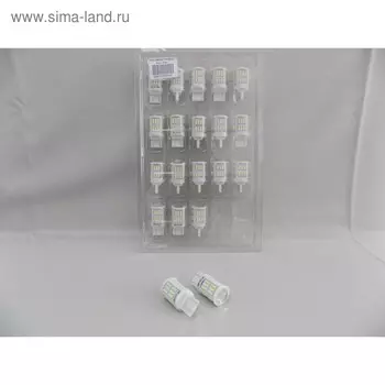 Лампа светодиодная Т20 27 SMD 7020, линза, керамический корпус, белая