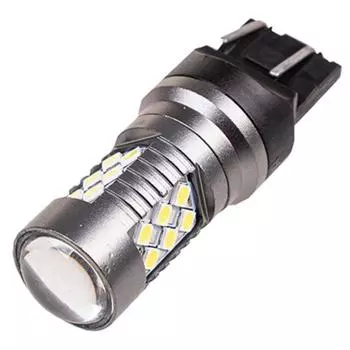 Лампа светодиодная T20 (W21/5W), 12-24V, 24 SMD диода, 2-конт, белая, SKYWAY, S08202051