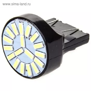 Лампа светодиодная T20(W21W), 12В 18 SMD диодов, Skyway,, S08201259