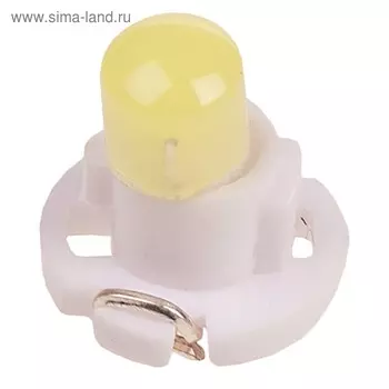 Лампа светодиодная Skyway T4.2, 12 В, 1 COB диод, белая, S08201392