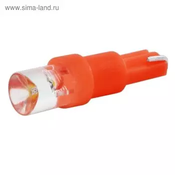 Лампа светодиодная Skyway T5 (W1.2W), 12 В, 1 диод без цоколя, красная, S08201381
