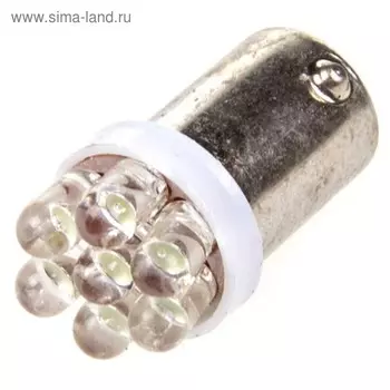 Лампа светодиодная Skyway T10 (T4W), 24 В, 7 диода, с цоколем, рассеивающая, S08202015