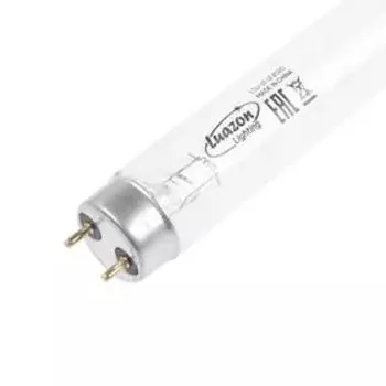 Лампа ультрафиолетовая бактерицидная Luazon Lighting, G13, 15Вт, без озона, 253.7нм, 437.4мм