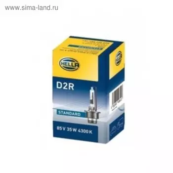 Лампа ксеноновая HELLA D2R, 4300K, 35 Вт, 8GS 178 560-821