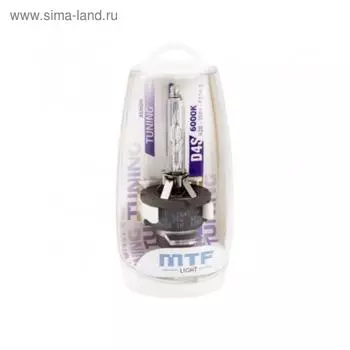 Лампа ксеноновая MTF D4S 6000K 35 Вт, TUNNING SBD4S6