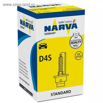 Лампа ксеноновая NARVA, D3S, 42V-35 Вт, 4300K,