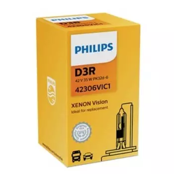 Лампа ксеноновая PHILIPS Vision D3R, 4400K, 35 Вт, 42306VIC1