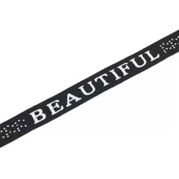 Лампасы № 192 BEAUTIFUL, размер 2,5 см, 1 метр