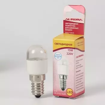 Лампочка светодиодная винтовая, 22 57 мм, E14, 0,8W, AU-572214LED