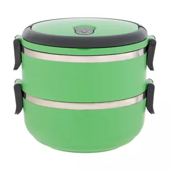 Ланч-бокс "Доляна", 800 мл, 13 х 16 см, зеленый