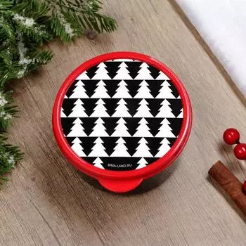 Ланч - бокс новогодний «Елки», 300 мл