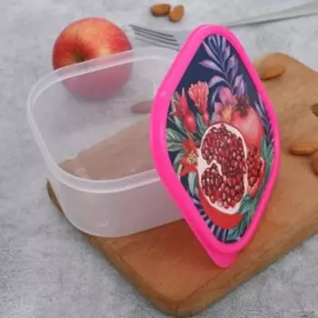 Ланч - бокс квадратный «Гранат», 700 мл