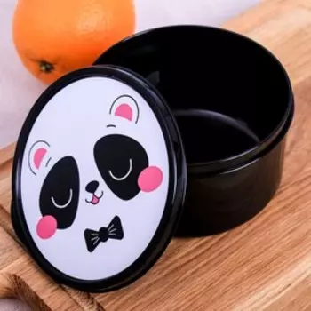 Ланч - бокс круглый «Панда», 500 мл