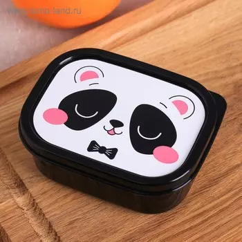 Ланч - бокс прямоугольный «Панда», 150 мл