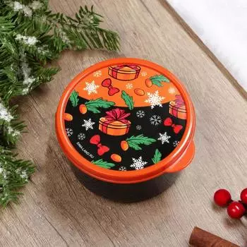 Ланч - бокс новогодний «С новым годом», 300 мл