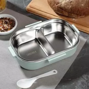 Ланч-бокс «Приятного аппетита», 2 отделения, 650 мл