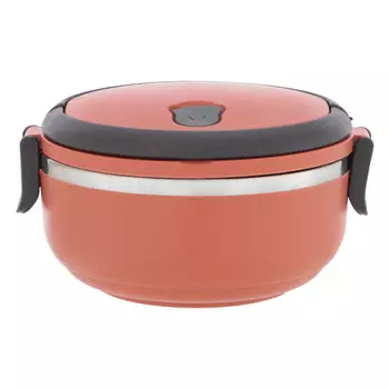 Ланч бокс Доляна, 500 мл, 817 см, нержавеющая сталь, коричневый