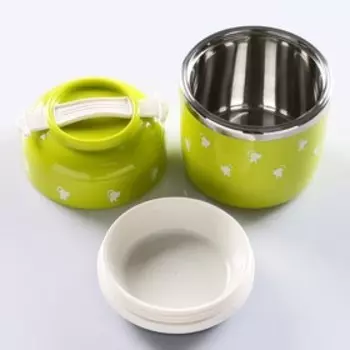 Ланч бокс TAKE IT EASY «Веггер», 780 мл, сохраняет тепло 4 ч, нержавеющая сталь