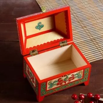 Ларчик, 15,5×11×12 см, старый борок