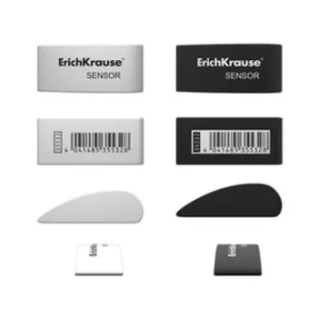 Ластик ErichKrause, SENSOR White, 50 х 18 х 23 мм, мягкий, гипоаллергенный