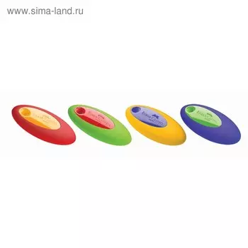 Ластик Faber-Castell, синтетика, овальный, микс