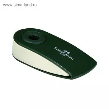Ластик Faber-Castell синтетика SLEEVE в защитном футляре, белый