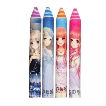 Ластик фигурный, форма карандаш, "Аниме", МИКС