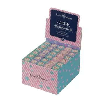 Ластик HappyGraphix. Candy, МИКС