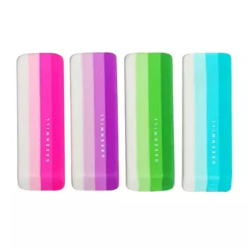 Ластик прямоугольный, скошенный, МИКС