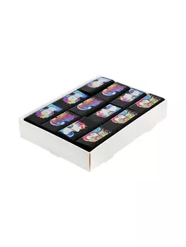 Ластик, термопластичная резина, 46259 мм, черный с дизайном, МИКС