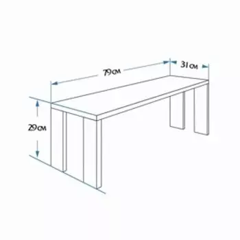 Лавка из липы "Фигурная" низкая (нераскладная), термо, 80х31х30 см