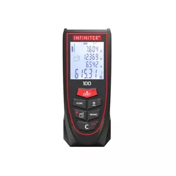 Лазерный дальномер INFINITER 100 1-2-324, 100 м, ± 3 мм