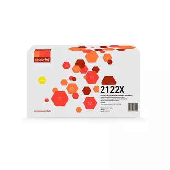 Лазерный картридж EasyPrint LH-W2122X_NC (M554/M555/M578), для HP, без чипа, жёлтый