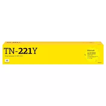Лазерный картридж T2 TC-MTN-221Y для Konica-Minolta BizHub C227/C287 (21000 стр.) желтый, 1053591