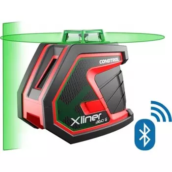 Лазерный нивелир CONDTROL XLiner 360 G 1-2-134, 50 м, ± 0.2 мм, резьба 1/4", 5/8"