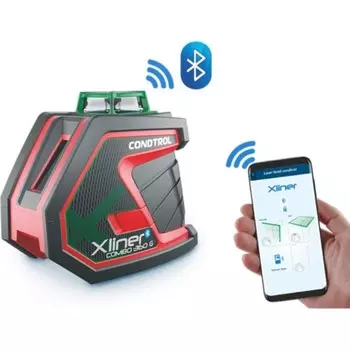 Лазерный нивелир CONDTROL Xliner Combo 360G 1-2-411, 60 м, ± 0.2 мм, резьба 1/4", 5/8"
