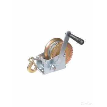 Лебедка шестереночная "АВТОДЕЛО" 43620, стальной трос, 1.2 т, 10 м