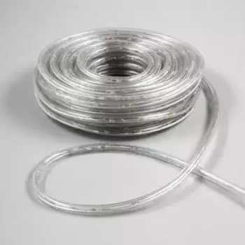 Световой шнур Luazon Lighting, 10 мм, IP65, 20 м, 24 LED/м, 220 В, 8 режимов, свечение синее