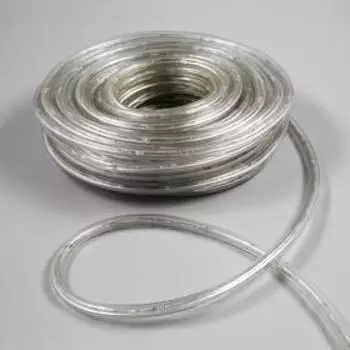 Световой шнур Luazon Lighting, 10 мм, IP65, 20 м, 24 LED/м, 220 В, 8 режимов, свечение зелёное