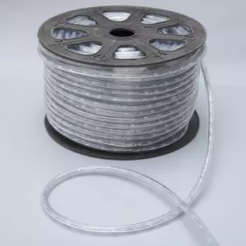 Световой шнур Luazon Lighting 13 мм, IP65, 100 м, 36 LED/м, 220 В, 2W, мерцание, свечение жёлтое