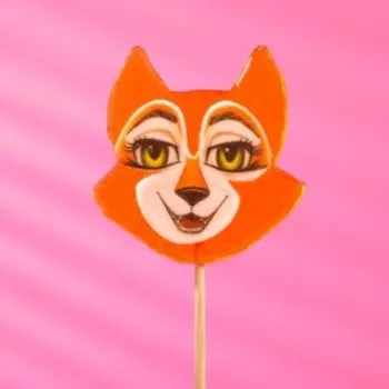 Леденец "Лиса" с пищевой печатью, 40 г