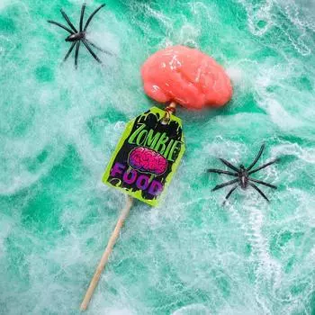 Леденец-мозг на палочке Zombie food, 25 г.